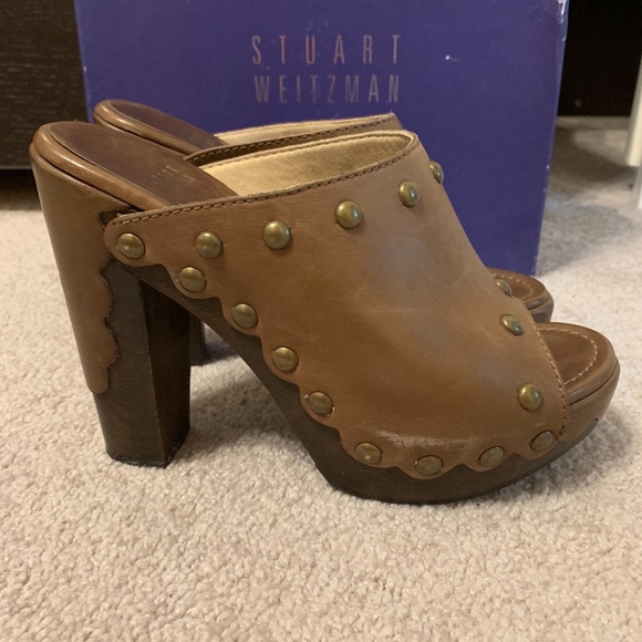 Stuart Weitzman Platform Clogs - Picture 2 of 8